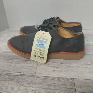 Toms | Shoes | Toms Men Brogue Ash Aviator Twill Oxford Shoe  display picture 2